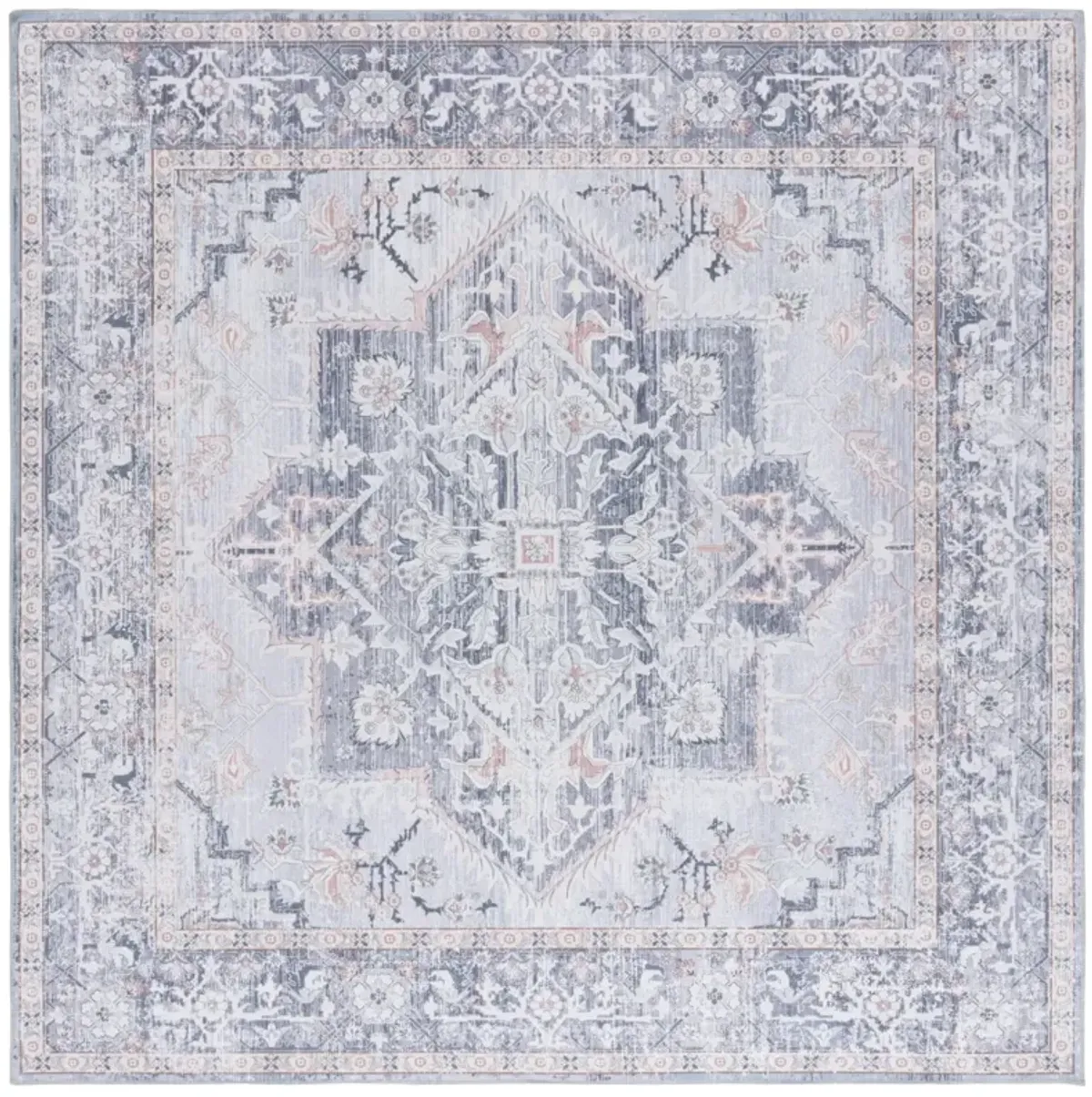ARIZONA 137 GREY  6' x 6' Square Square Rug