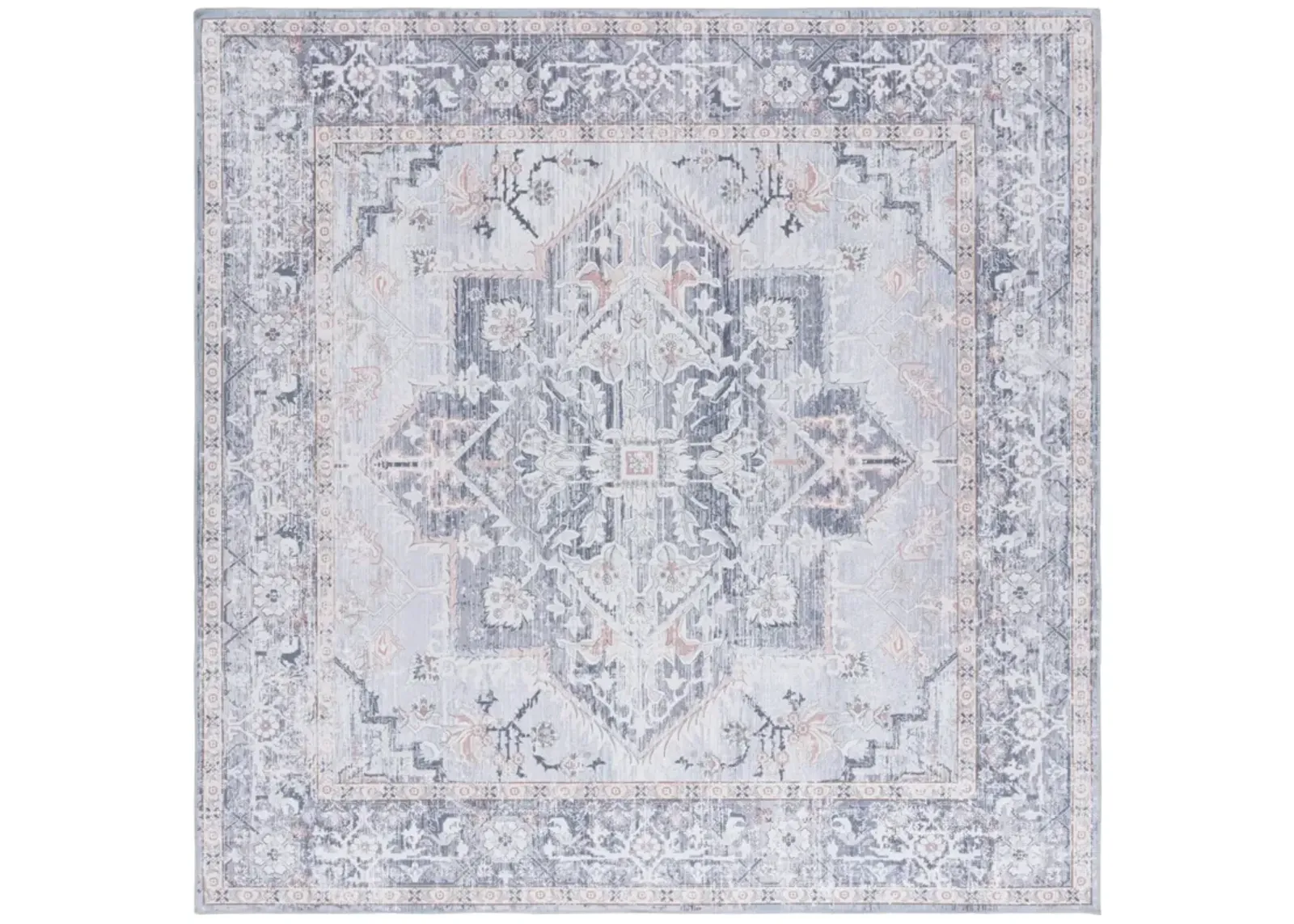 ARIZONA 137 GREY  6' x 6' Square Square Rug