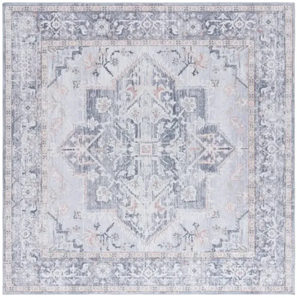 ARIZONA 137 GREY  6' x 6' Square Square Rug