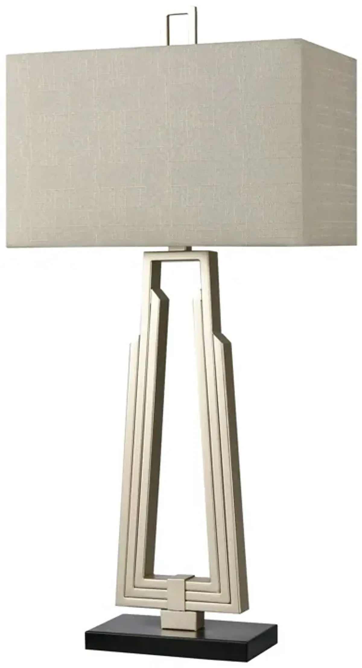 Stoddard Park 33" High 1-Light Table Lamp - Champagne Silver