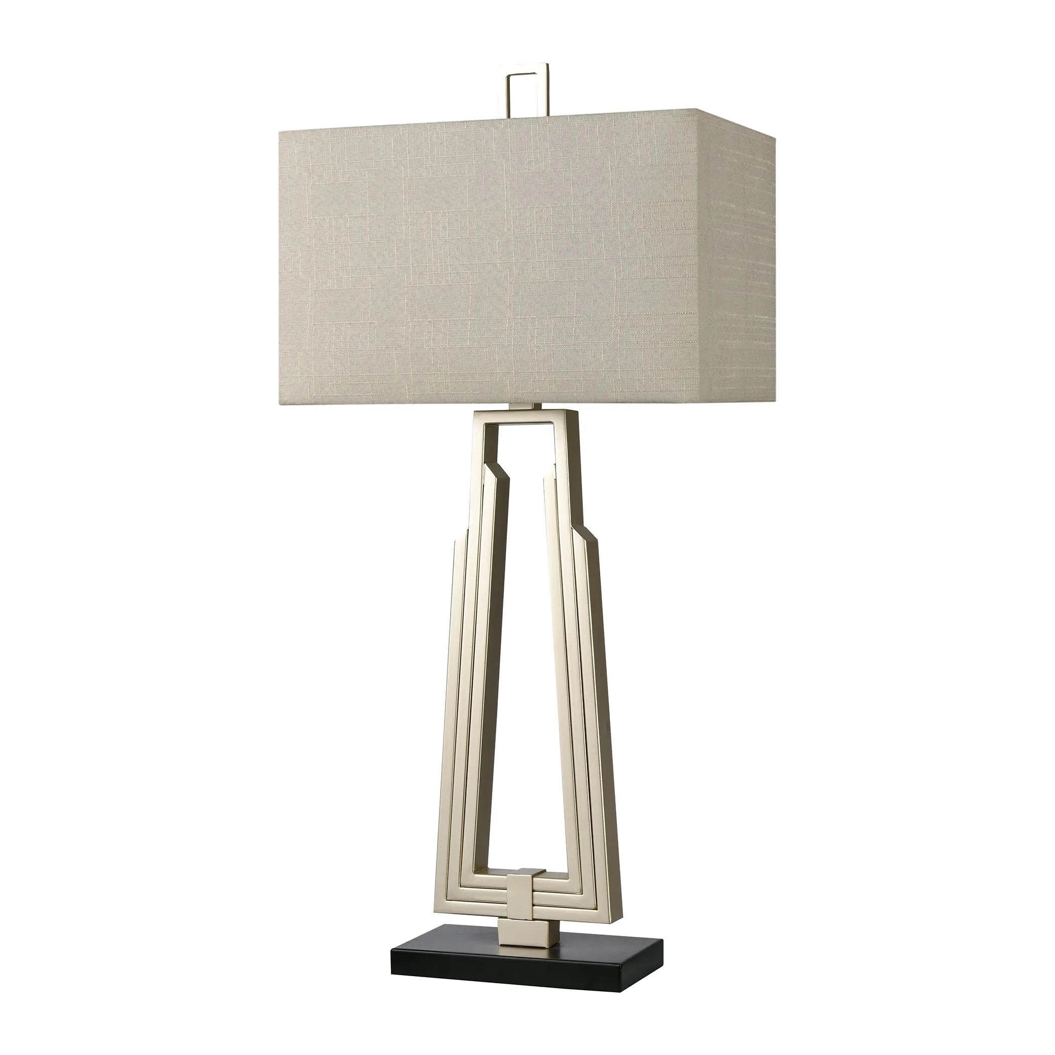 Stoddard Park 33" High 1-Light Table Lamp - Champagne Silver