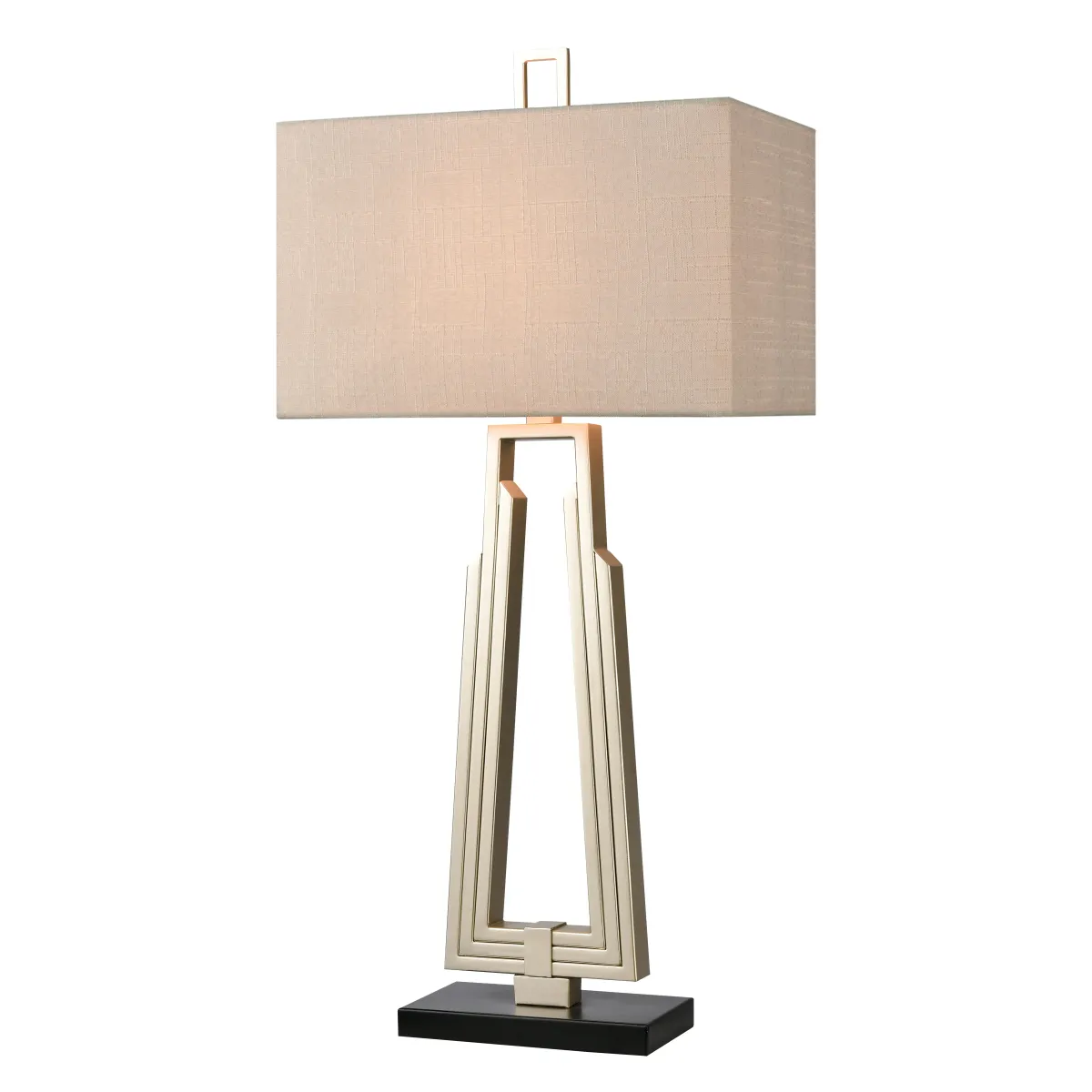 Stoddard Park 33" High 1-Light Table Lamp - Champagne Silver