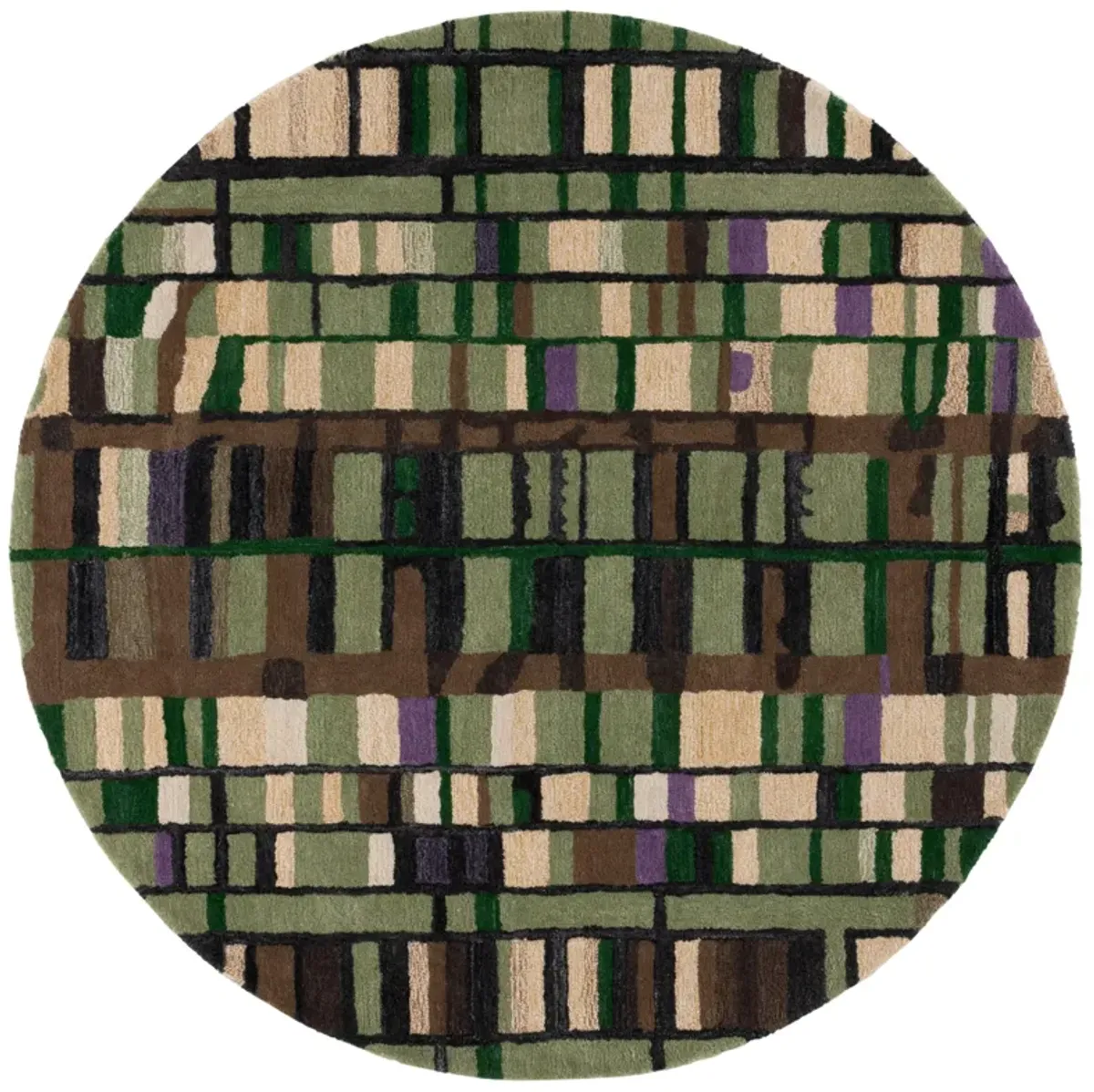 RODEO DRIVE Hand Tufted 6' x 6' Round area rug