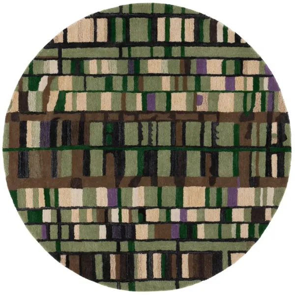 RODEO DRIVE Hand Tufted 6' x 6' Round area rug