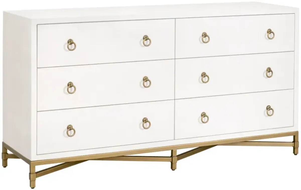 Strand Shagreen 6-Drawer Double Dresser