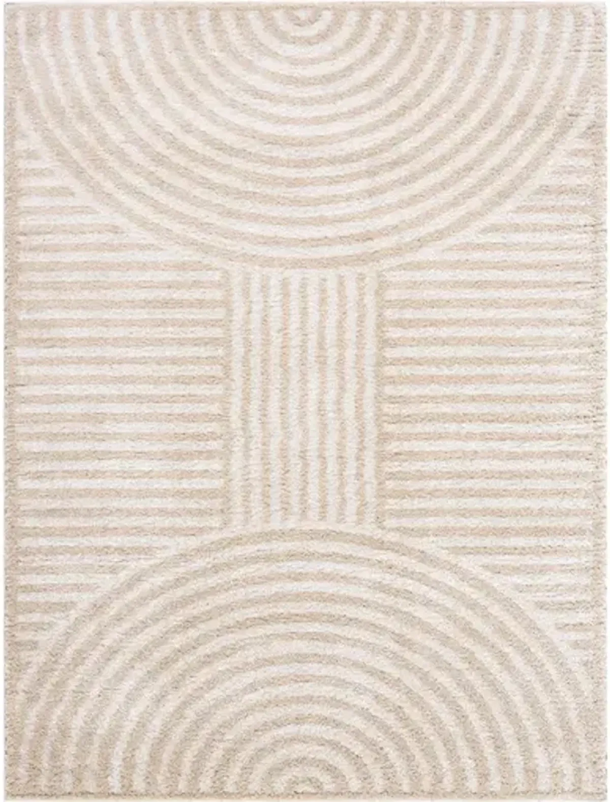 Fossay Shag FSG-2332 5'3" x 7' Machine Woven Rug