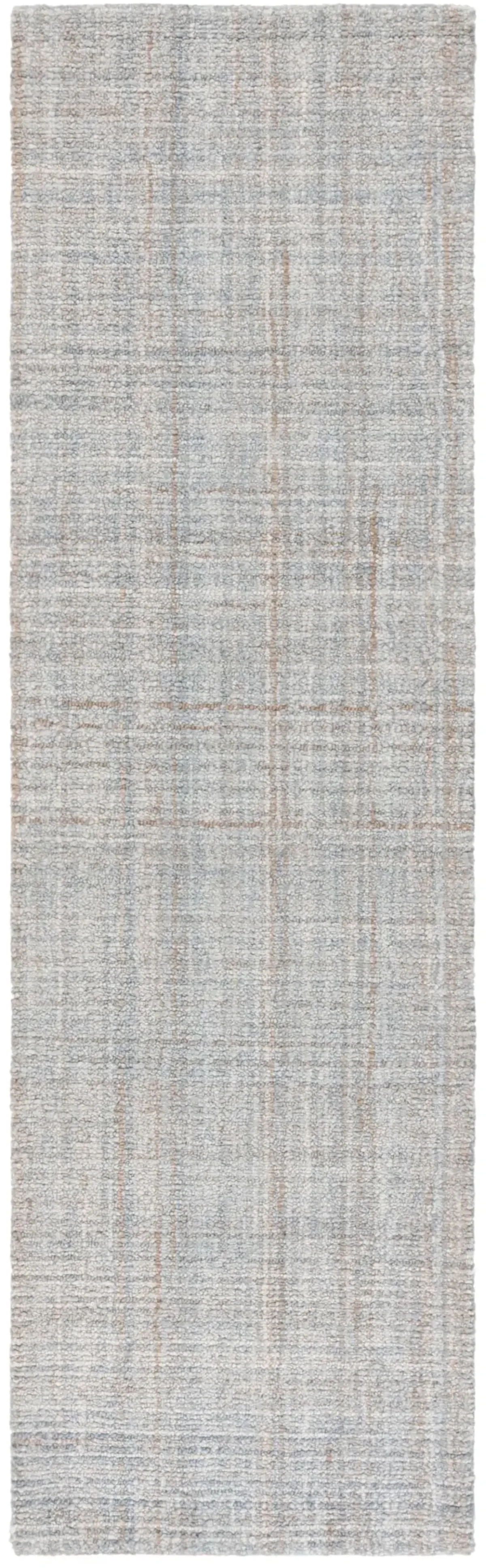 ABSTRACT 151 LIGHT BLUE  2'-3' x 8' Runner Rug