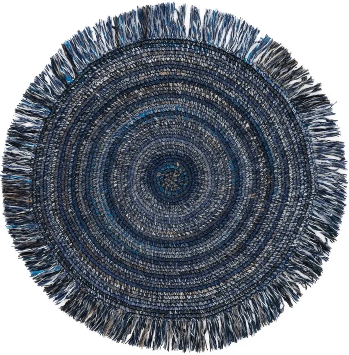 RENEWAL Hand Woven 6' x 6' Round area rug