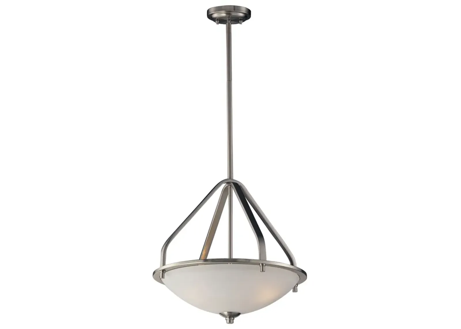 Mayfield 17'' Wide 3-Light Pendant - Brushed Nickel