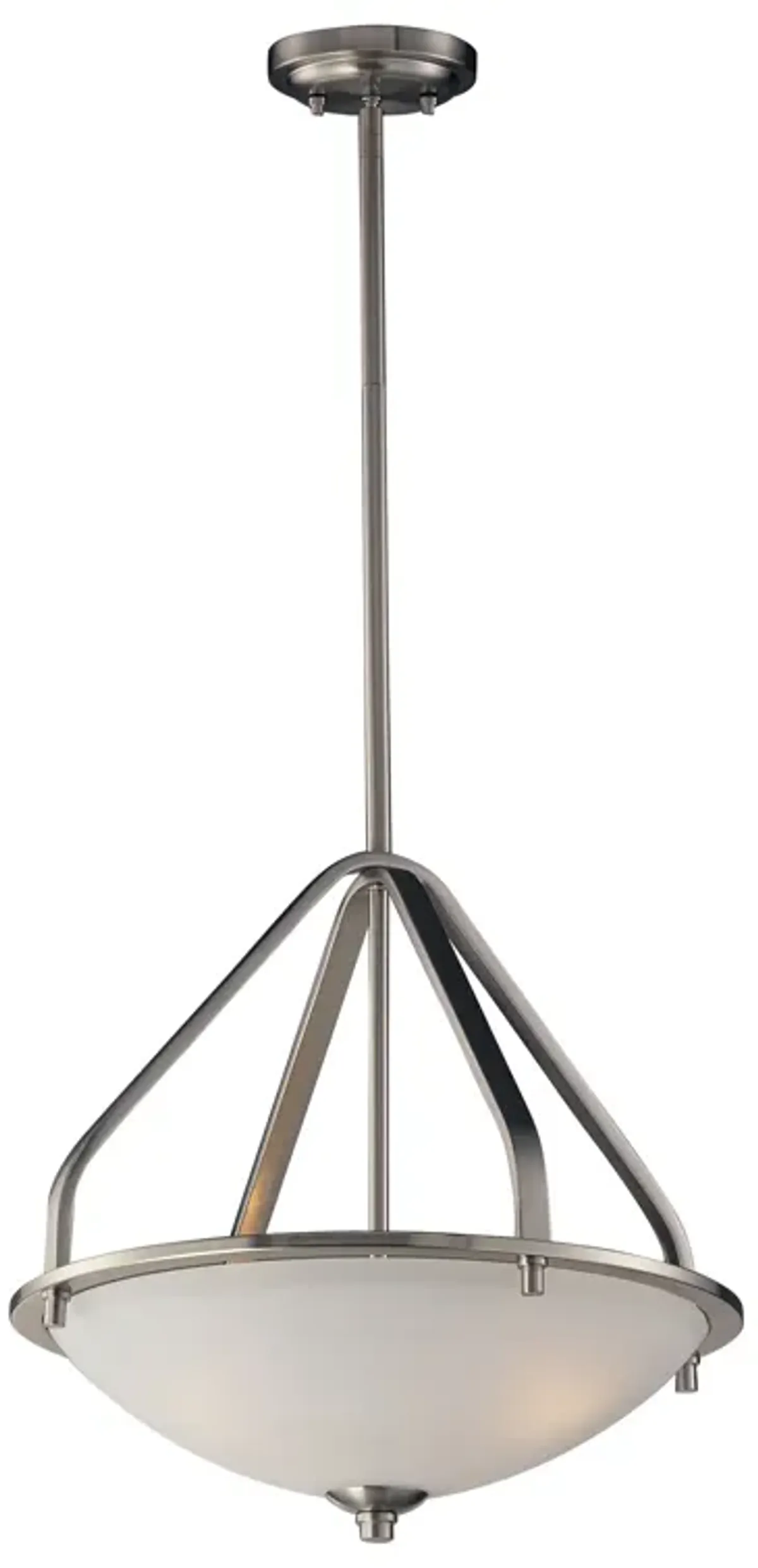 Mayfield 17'' Wide 3-Light Pendant - Brushed Nickel