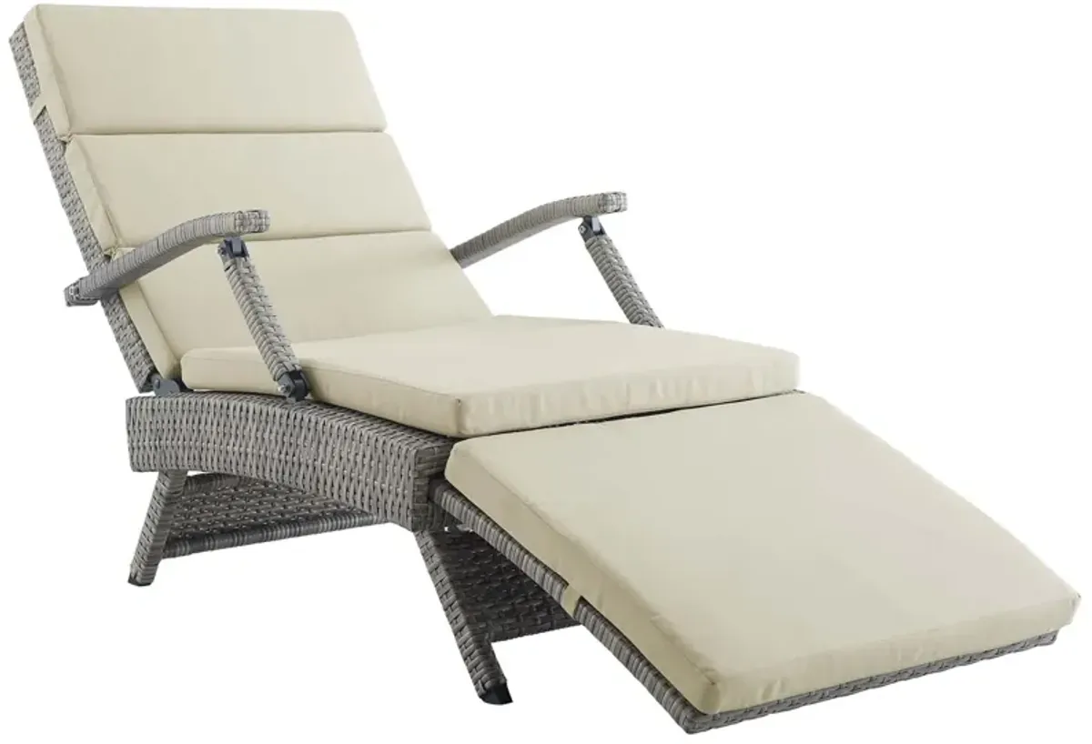 Envisage Chaise Outdoor Patio Wicker Rattan Lounge Chair