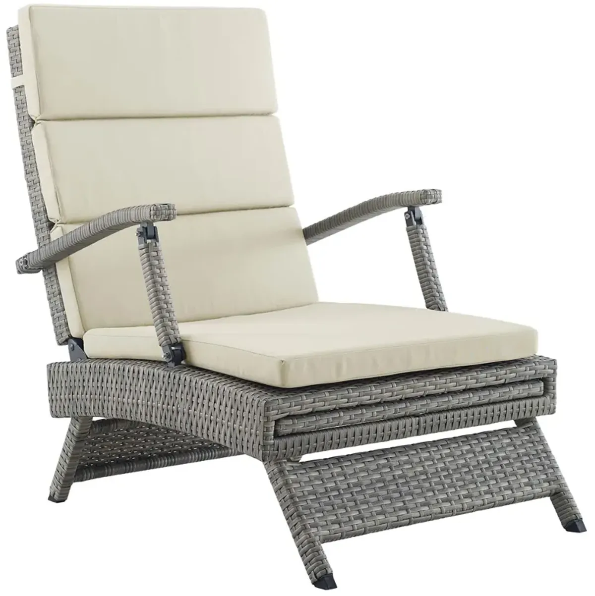 Envisage Chaise Outdoor Patio Wicker Rattan Lounge Chair