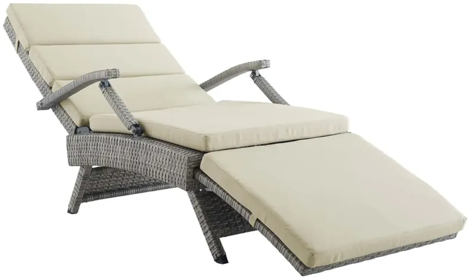 Envisage Chaise Outdoor Patio Wicker Rattan Lounge Chair