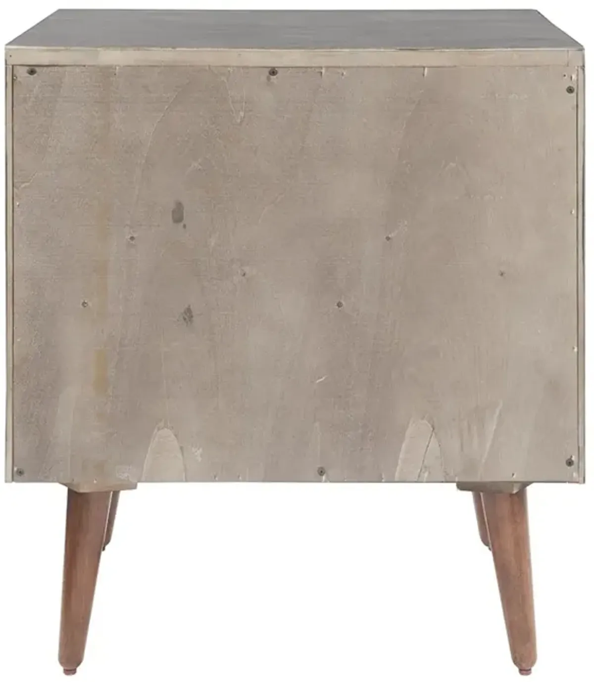 INK+IVY Stinson Grey Storage Nightstand