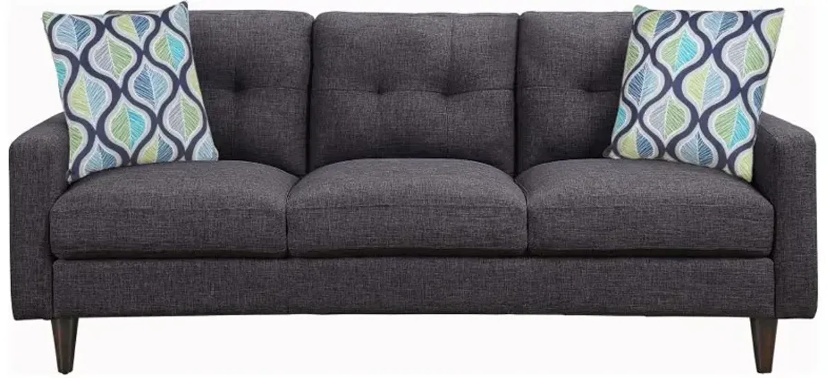 Watsonville Tufted Back Sofa Grey