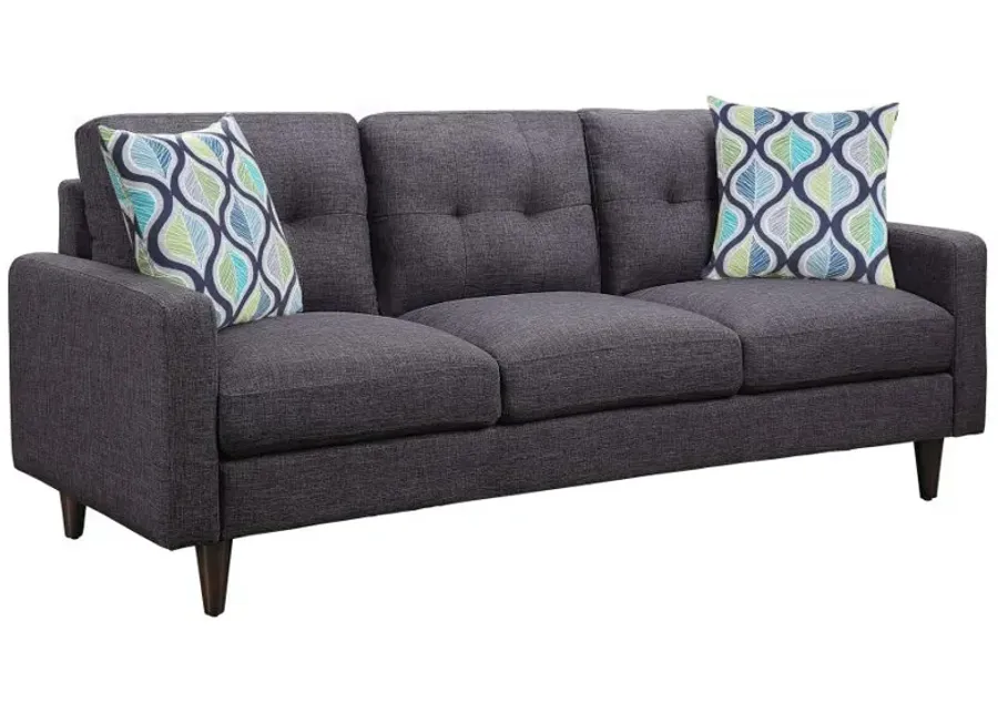 Watsonville Tufted Back Sofa Grey