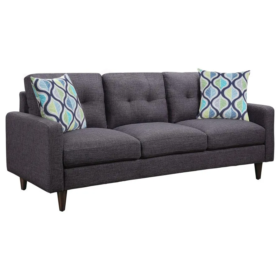 Watsonville Tufted Back Sofa Grey