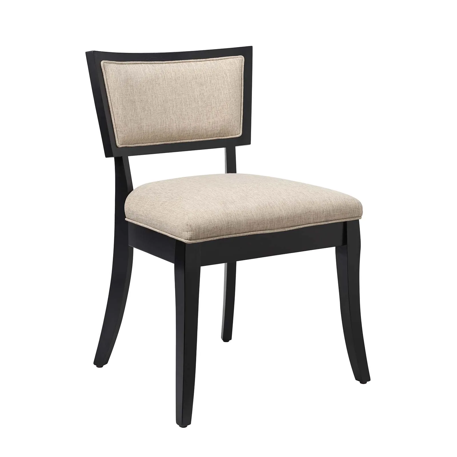 Pristine Upholstered Fabric Dining Chairs - Set of 2