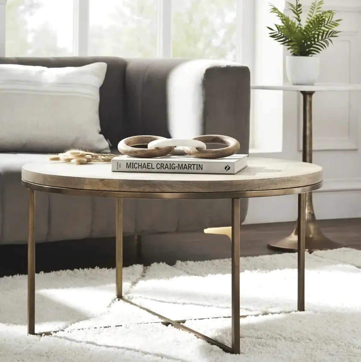 Liana Odd Shape Coffee Table