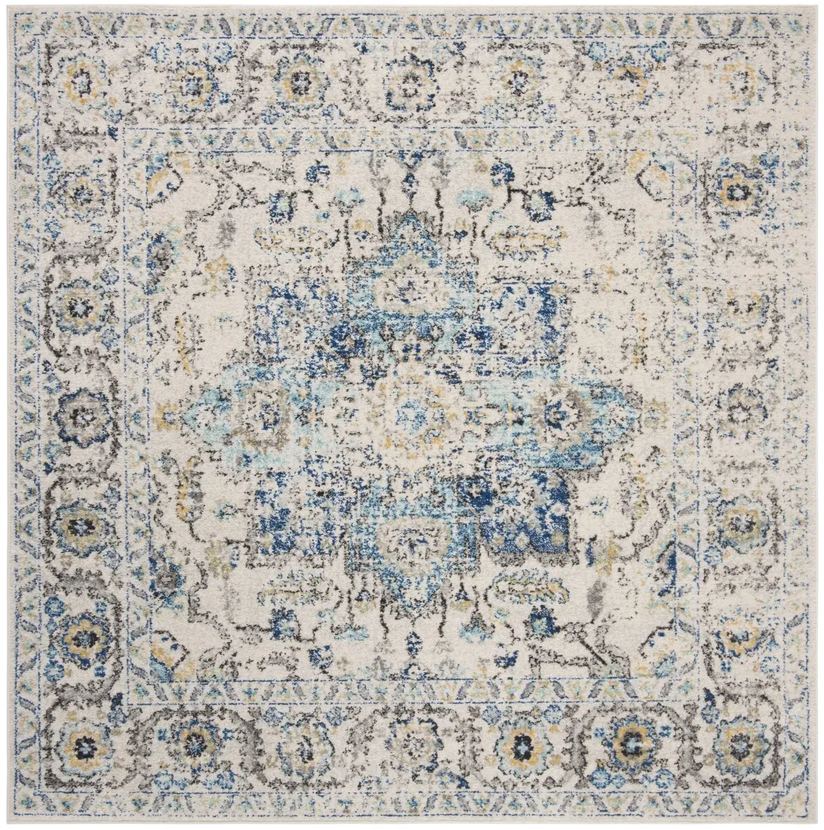 MADISON 603 TURQUOISE  10' x 10' Square Square Rug