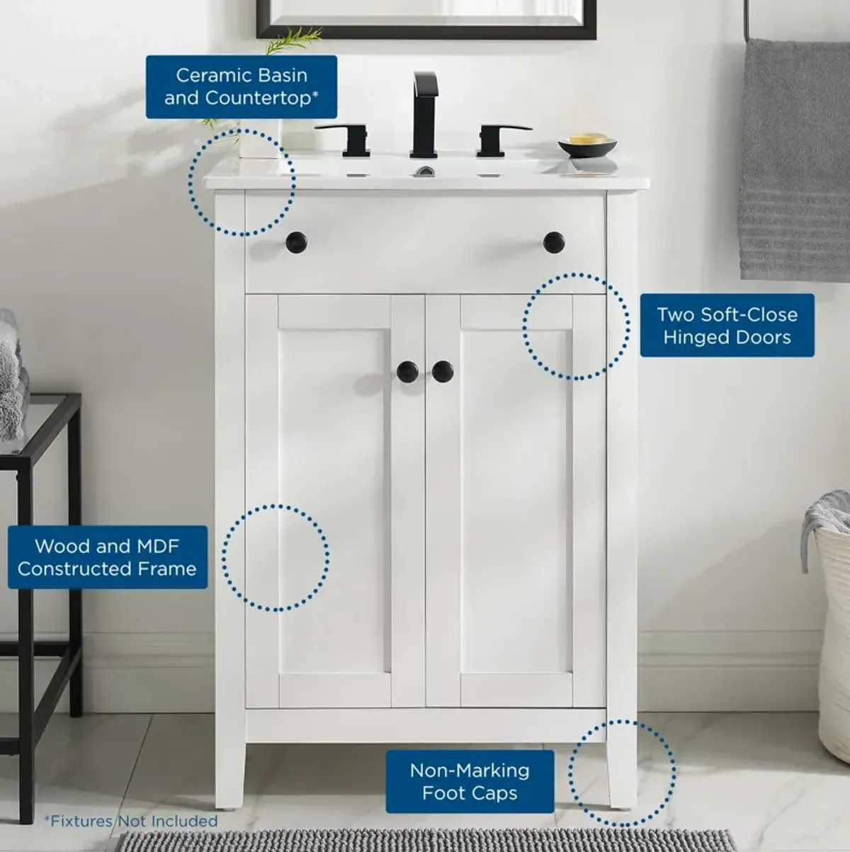 Nantucket 24" Bathroom Vanity