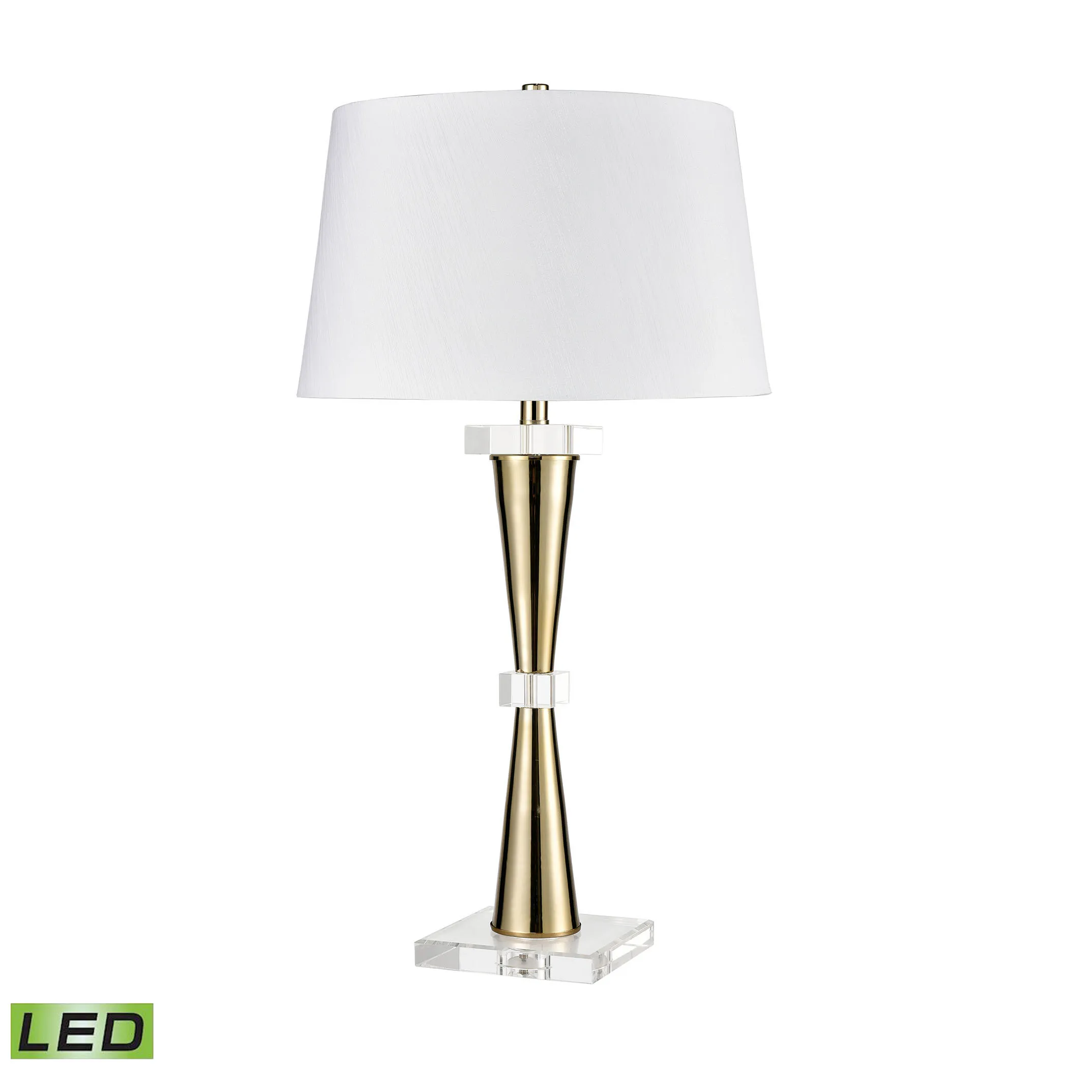 Brandt 32'' High 1-Light Table Lamp - Gold - Includes LED Bulb