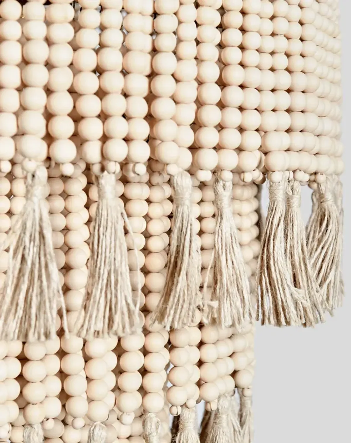 Brittany Natural Beaded Chandelier