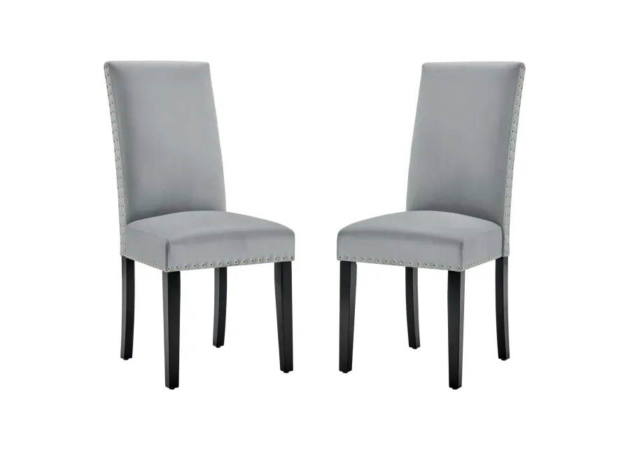 Parcel Performance Velvet Dining Side Chairs - Set of 2