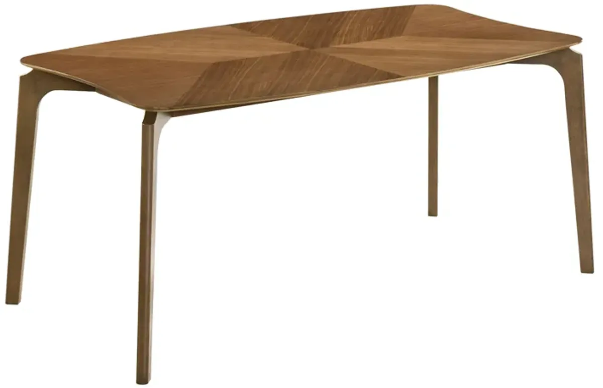 Kalia Wood Dining Table in Walnut Finish