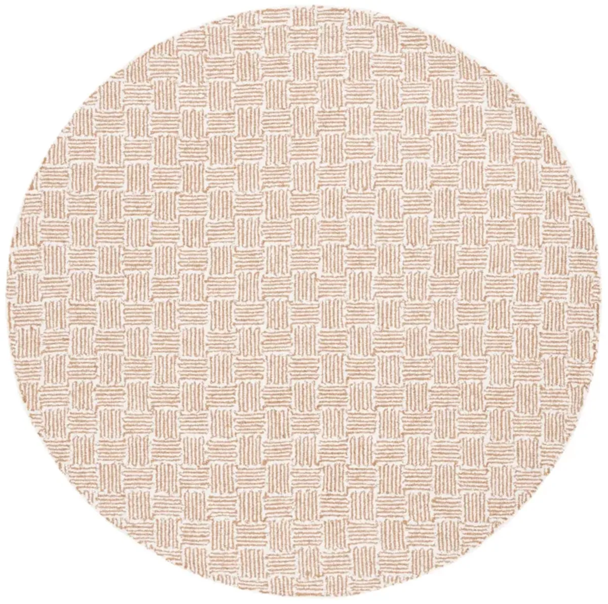 MICRO-LOOP Hand Tufted 5' x 5' Round area rug