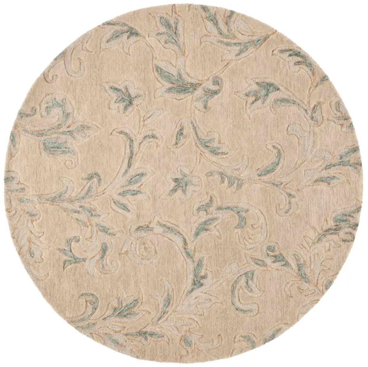 JARDIN Hand Tufted 6' x 6' Round area rug