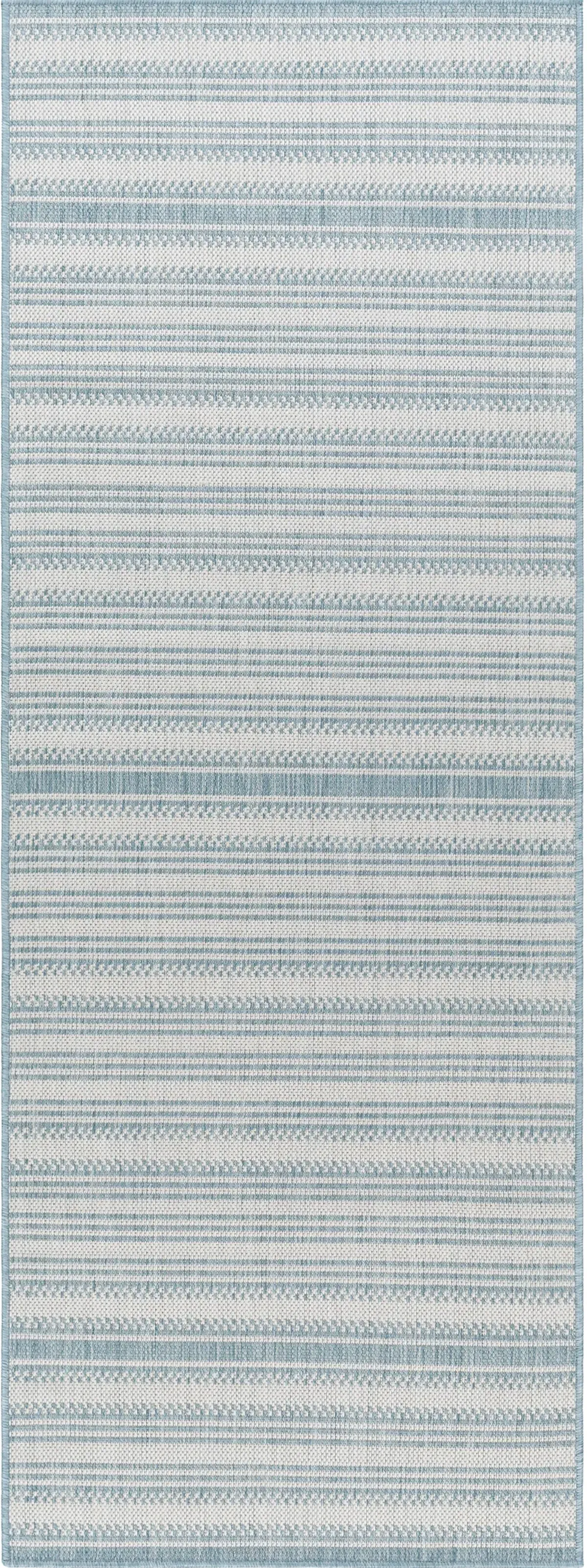 Long Beach LBH-2306 2'7" x 7'3" Machine Woven Rug