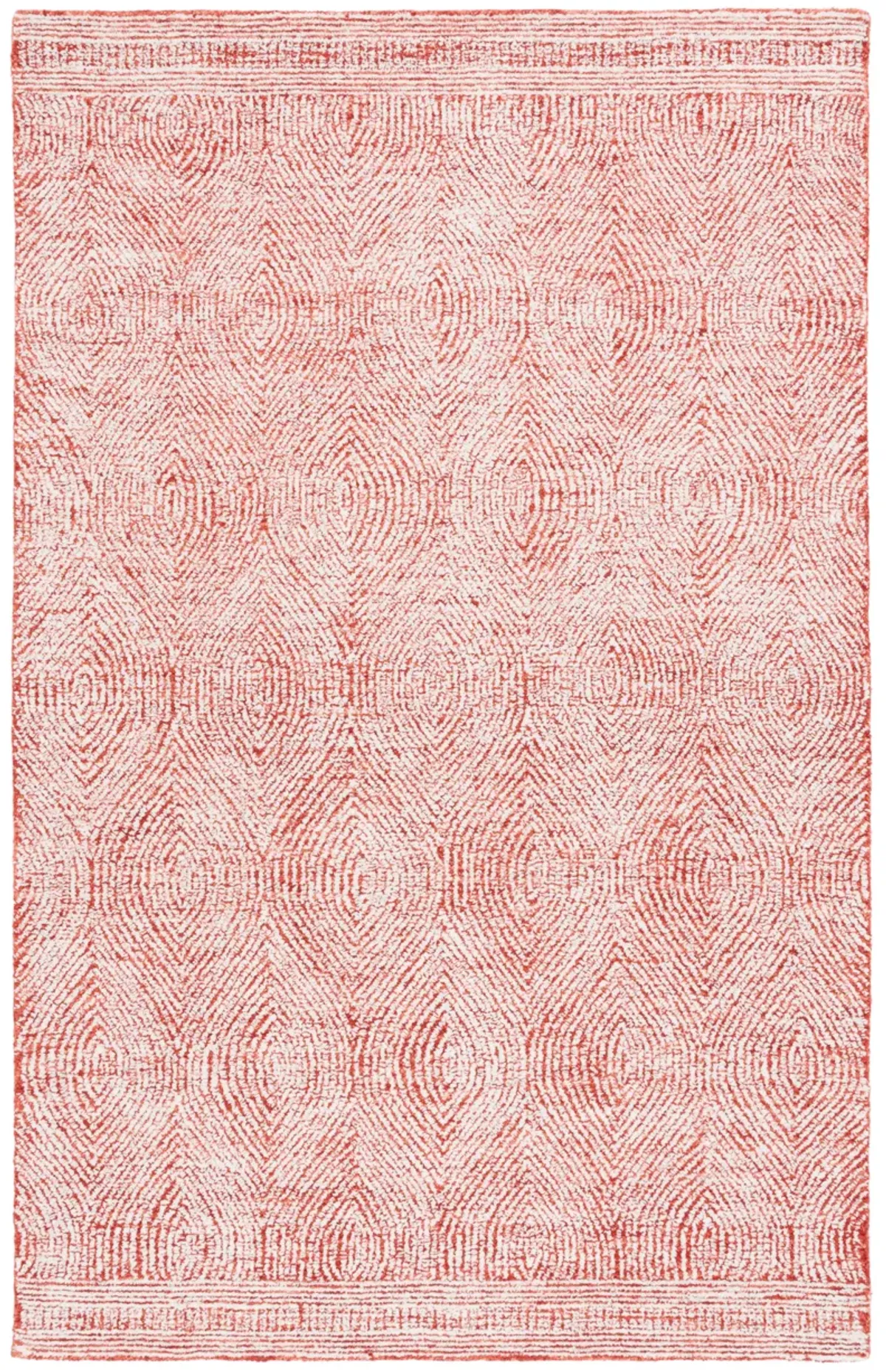 ABSTRACT Hand Tufted 3' x 5' area rug