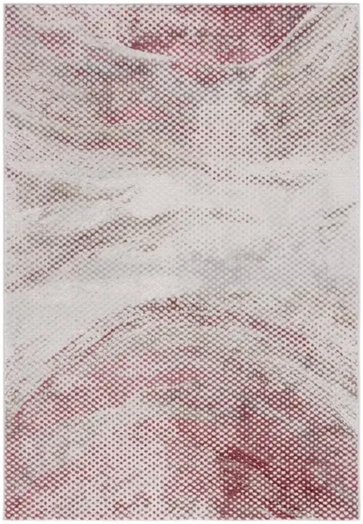 PALMA 324  Red 9' X 12' Large Rectangle Rug