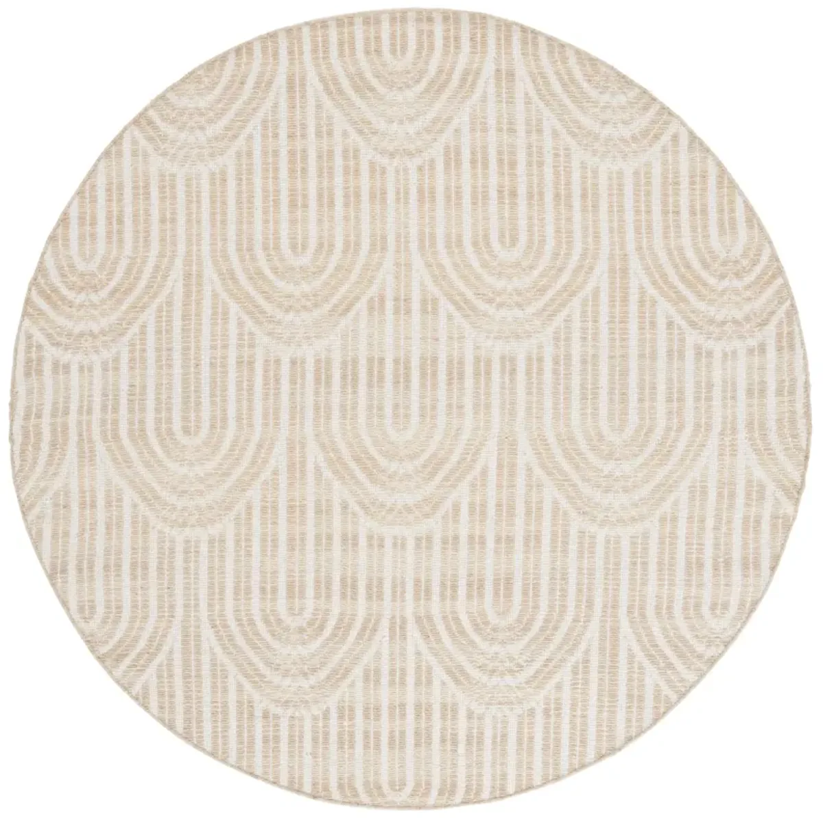KILIM Hand woven 6' x 6' Round area rug