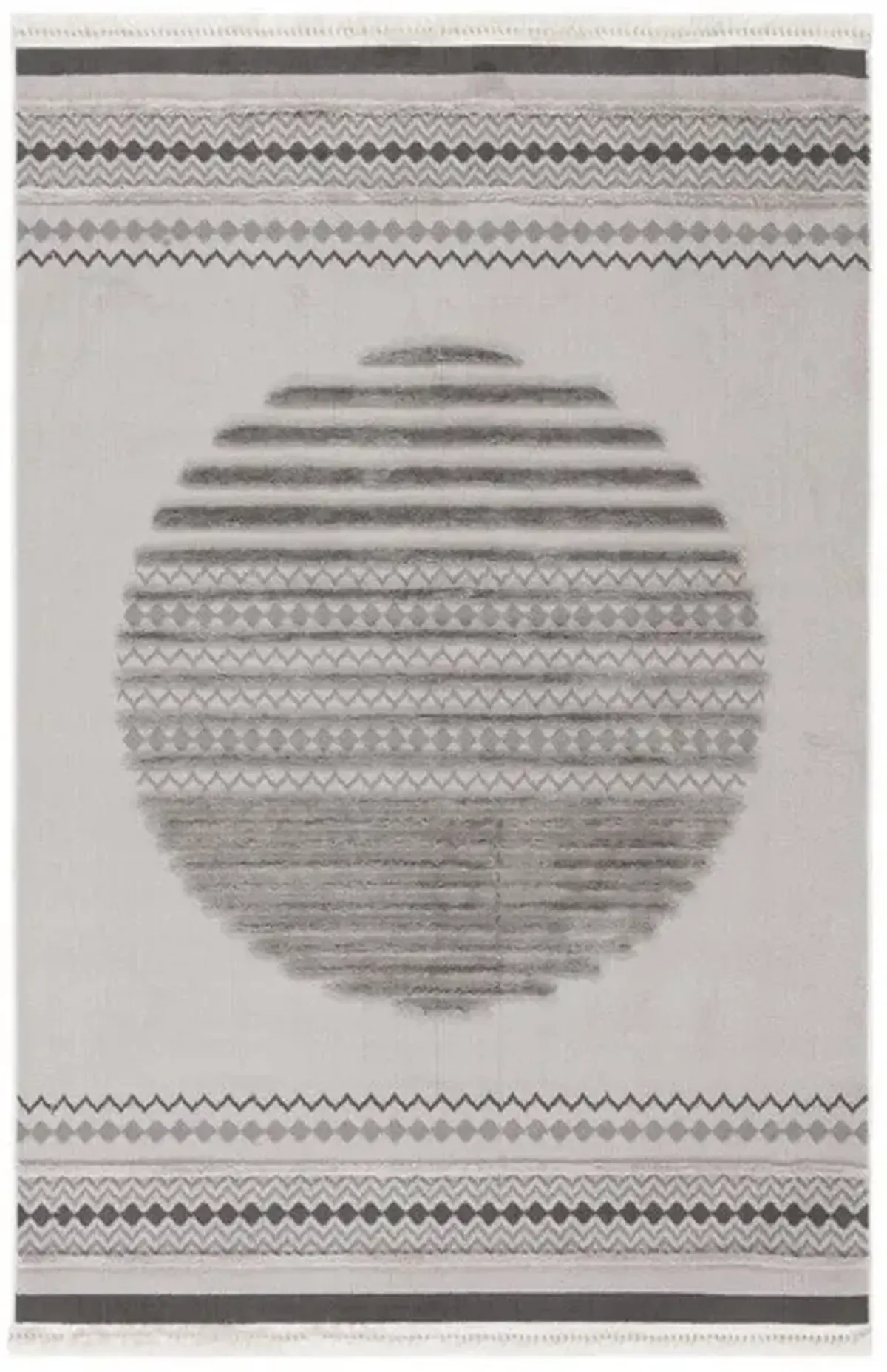 URBAN 214 Grey  5'-3' X 7'-6' Medium Rectangle Rug