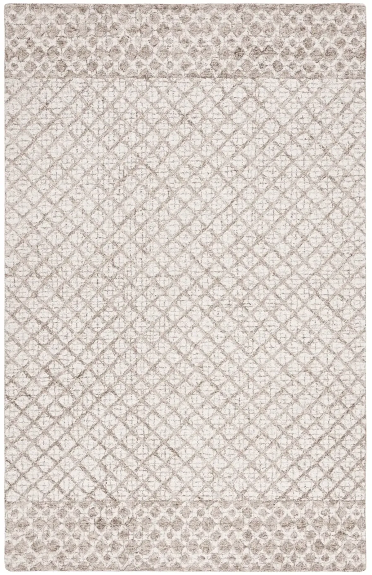 ABSTRACT Hand Tufted 8' x 10' area rug