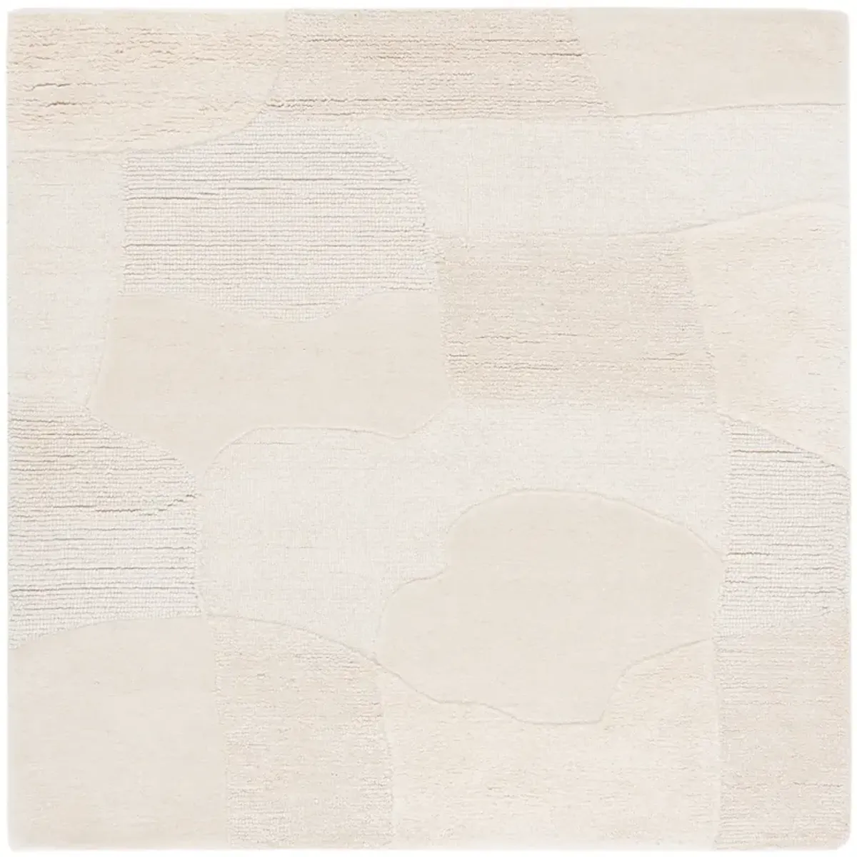 MANHATTAN 577 IVORY  6' x 6' Square Square Rug