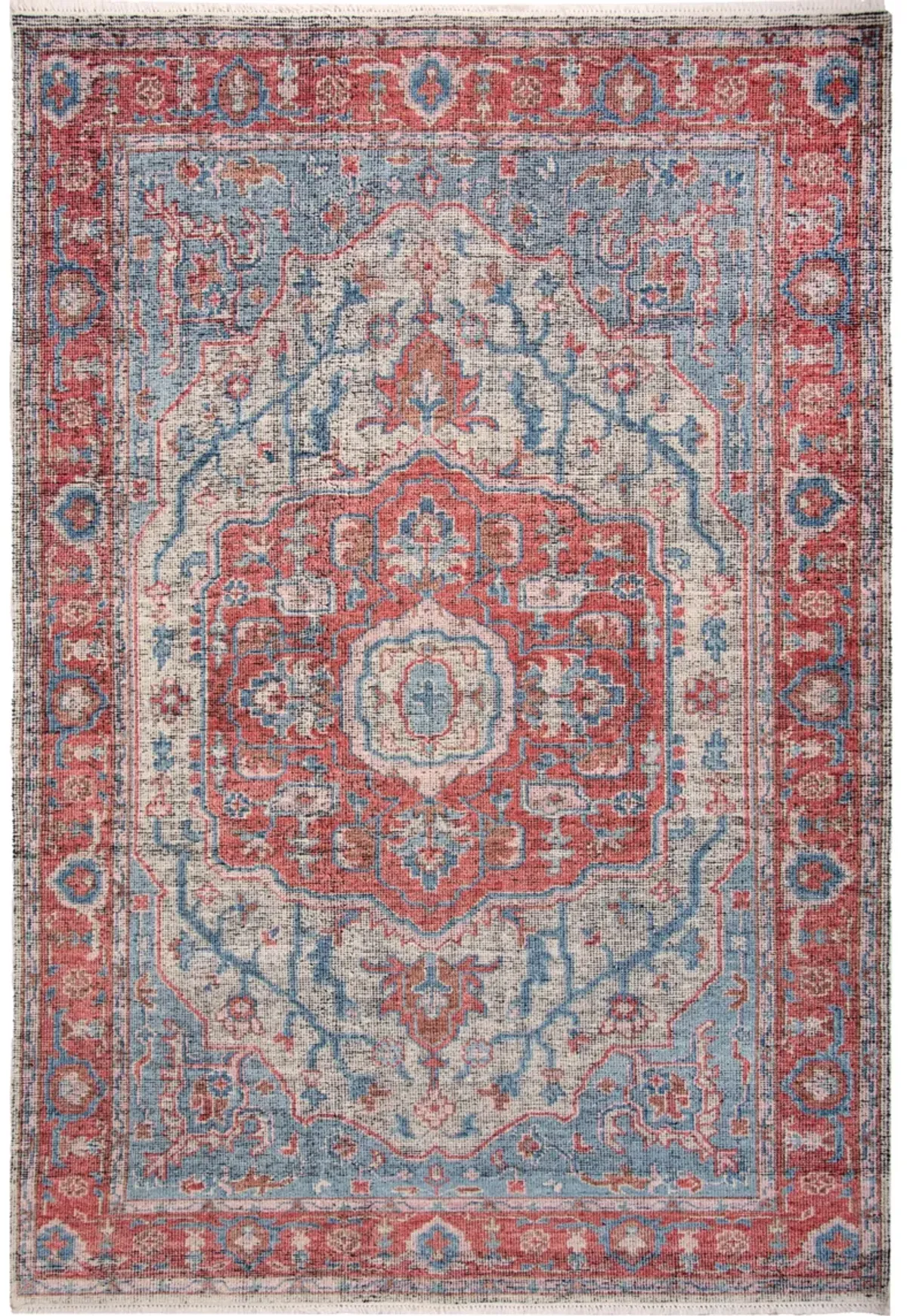 Centra Hand knotted Cut pile 2' x 3'  Rug