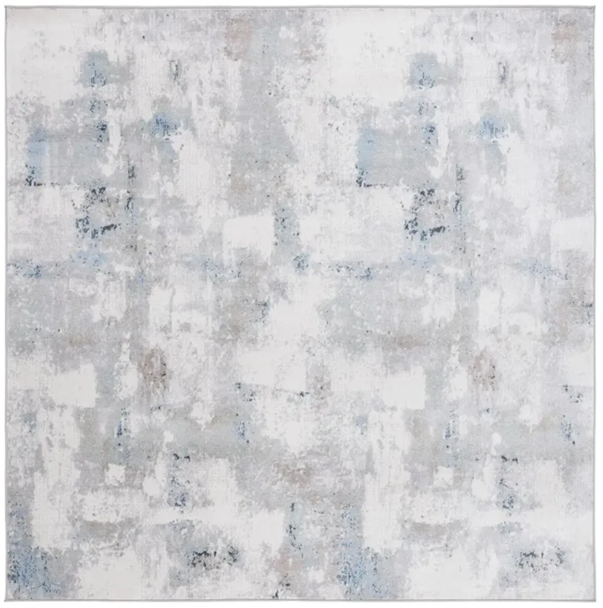 BAYSIDE 124 Blue 6'-7' X 6'-7' Square Square Rug