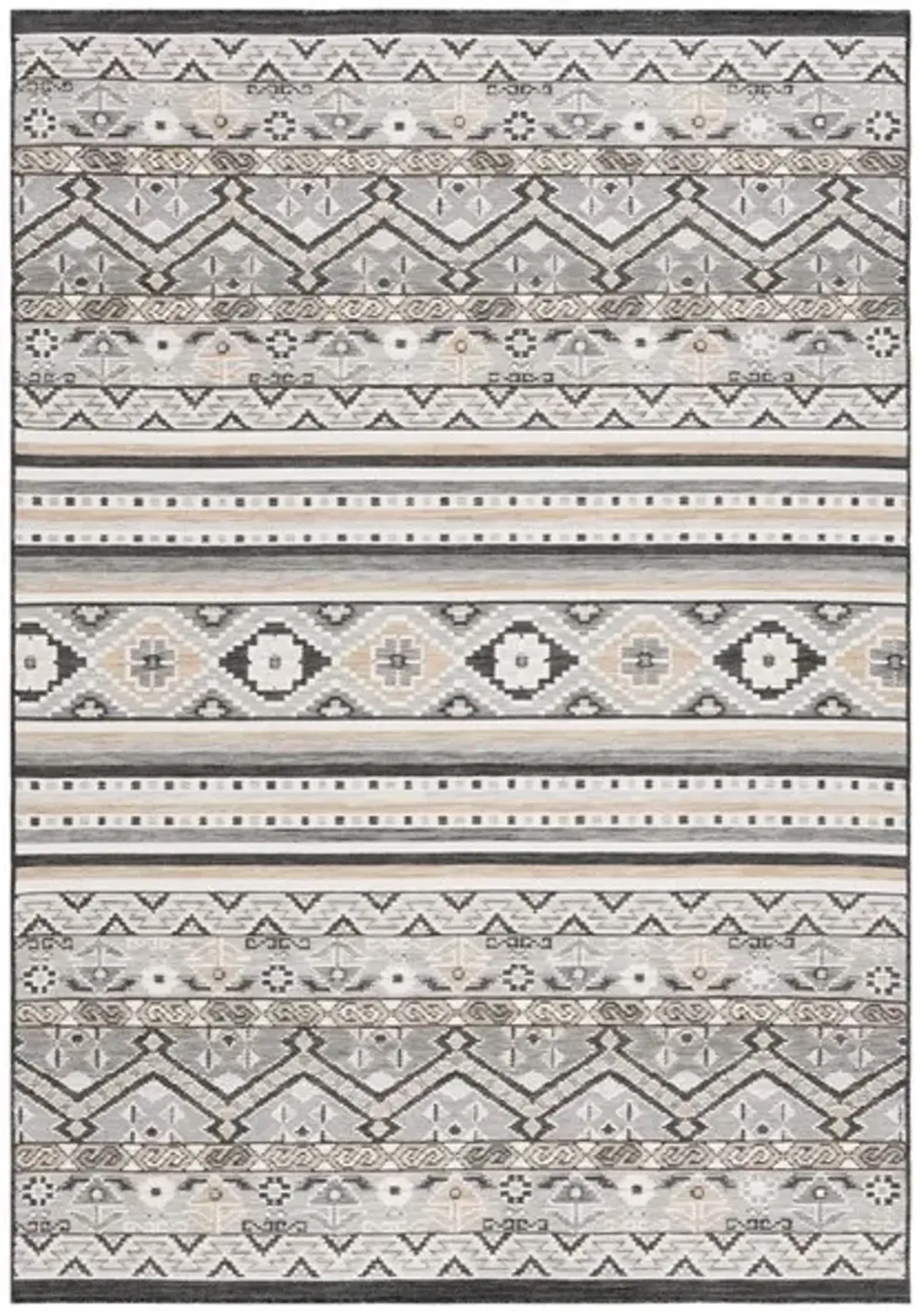 SUNRISE 629 Grey  8' X 10' Large Rectangle Rug