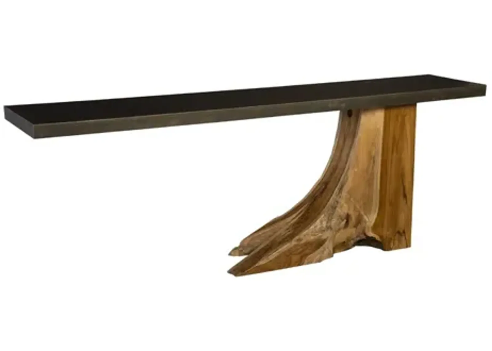 Teak Wood Console Table