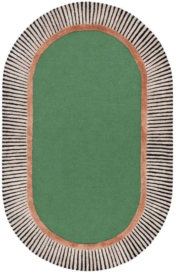 FIFTH AVENUE Hand Tufted 6' x 9' Oval area rug