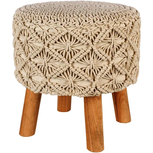 Mandala MDL-004 16"H x 16"W x 16"D Stool