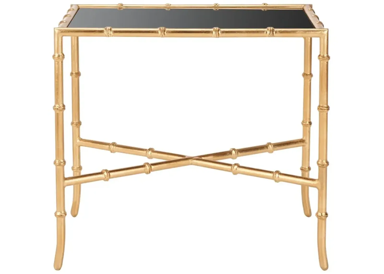 CHANDLER GOLD CROSS BASE ACCENT TABLE