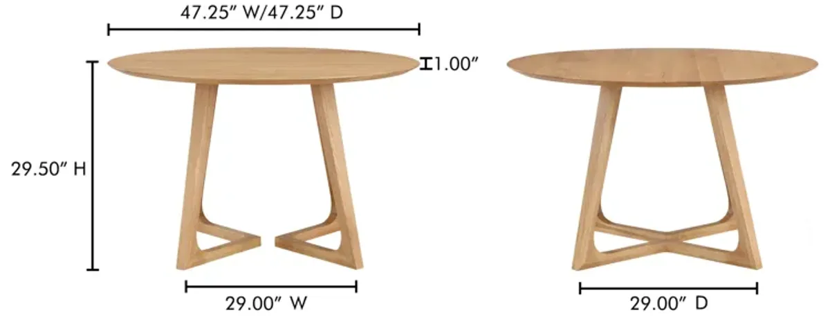 GODENZA DINING TABLE ROUND