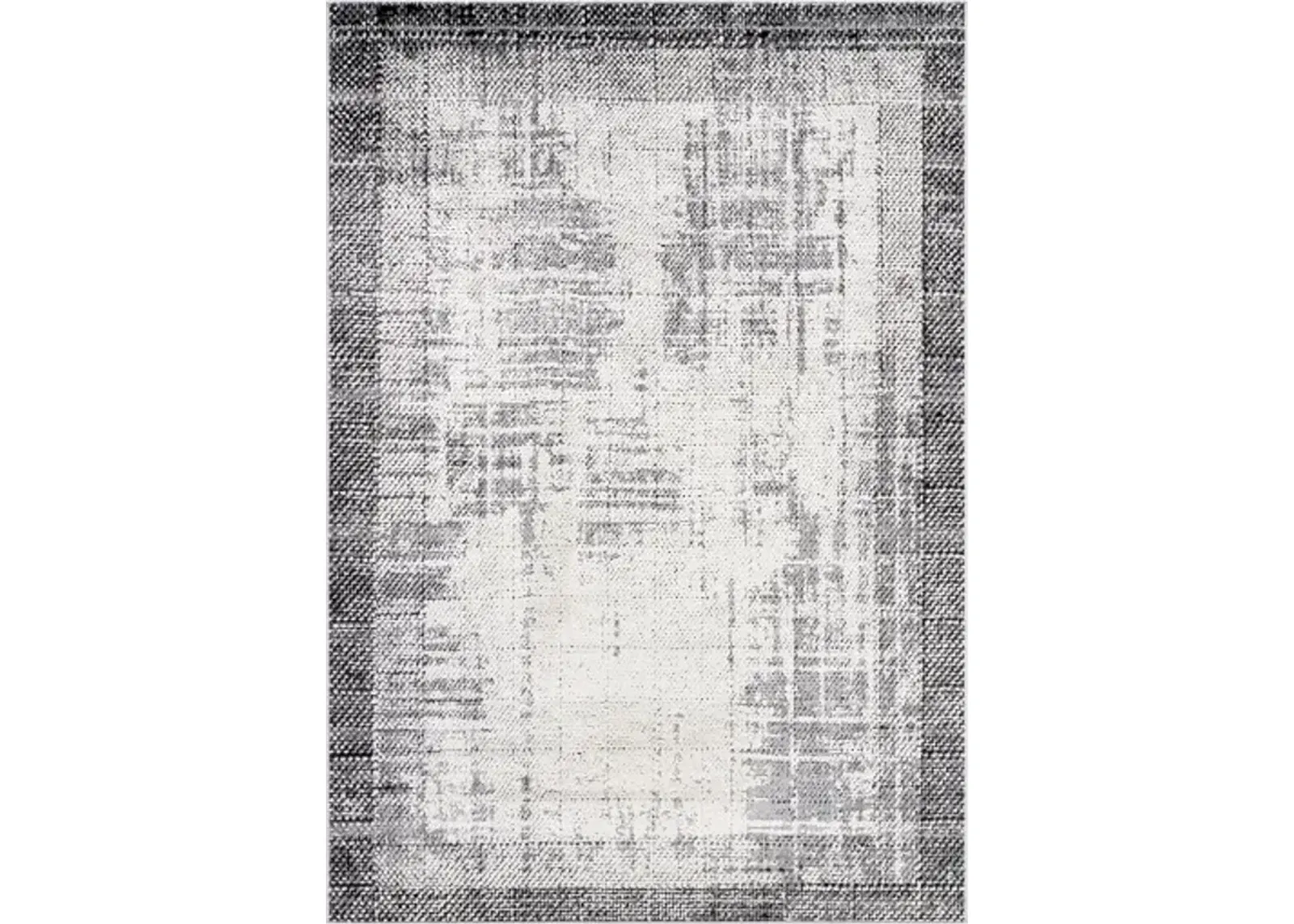 Siyah SIY-2306 5'3" x 7' Machine Woven Rug