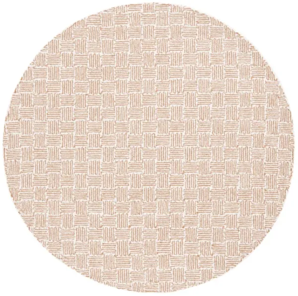 MICRO-LOOP Hand Tufted 5' x 5' Round area rug