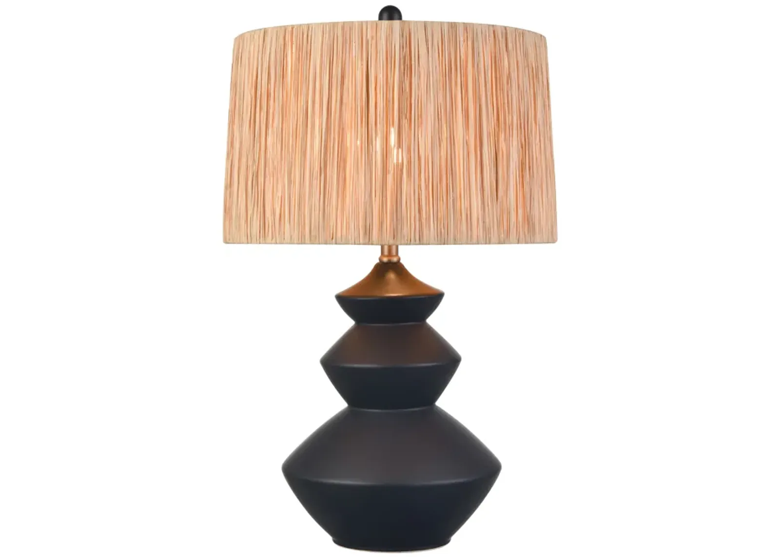 Lombard 27'' High 1-Light Table Lamp - Black