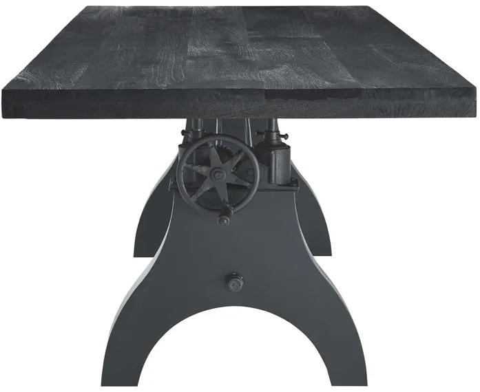 Genuine 96" Crank Adjustable Height Dining and Conference Table